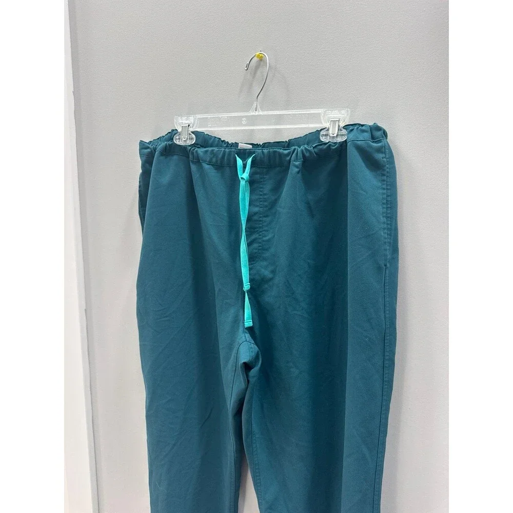 FIGS Pisco Basic Scrub Pants Caribbean Blue Size XXL